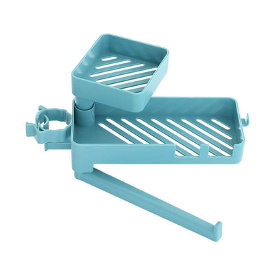 Double-layer faucet rack